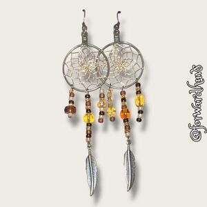 Bundle Sale 3 for $15 | Dreamcatcher Dangle Earrings – Intricate and Symbolic